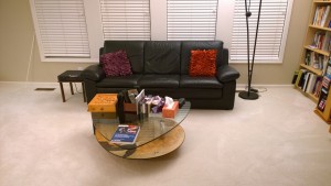 Picture of couch in family room